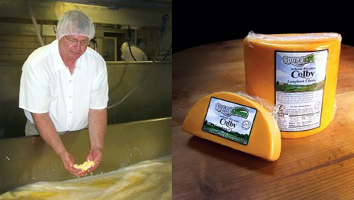 Award winning Colby Cheese