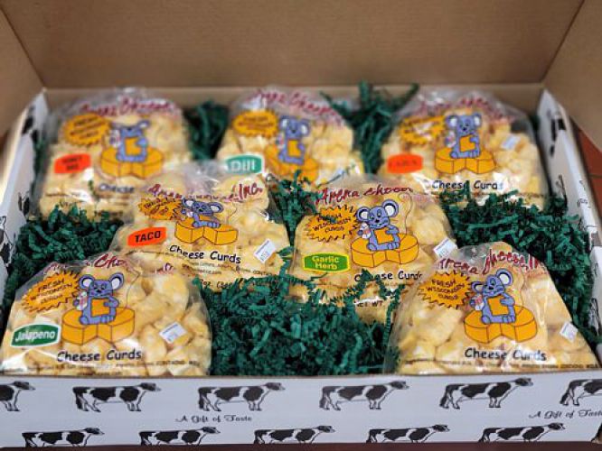 Arena Cheese, Wisconsin Cheese Curds, Gift Baskets