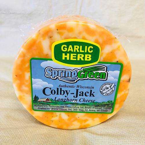 Garlic and Herb Colby Jack Cheese 1 lb.